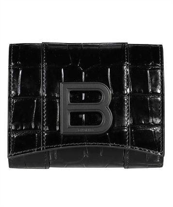 BALENCIAGA 折りたたみ財布 Balenciaga 634834 1LR67 HOURGLASS COMPACT Wallet ウォレット