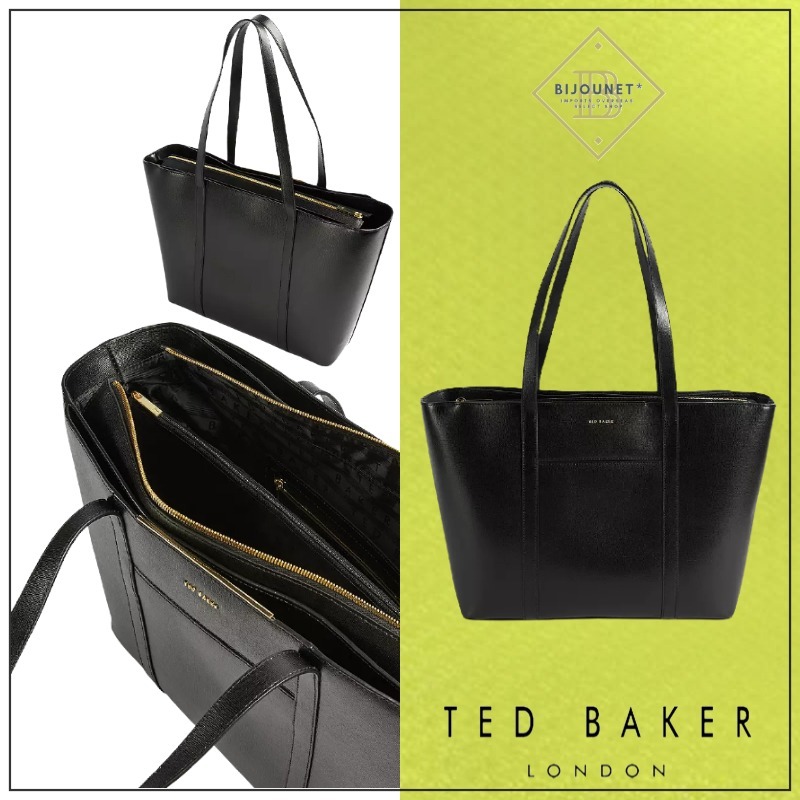 TED BAKER* トートバッグ ショルダーバッグ ビジネス ブラック トートバッグ TED BAKER* トートバッグ ショルダーバッグ ビジネス ブラック トートバッグ