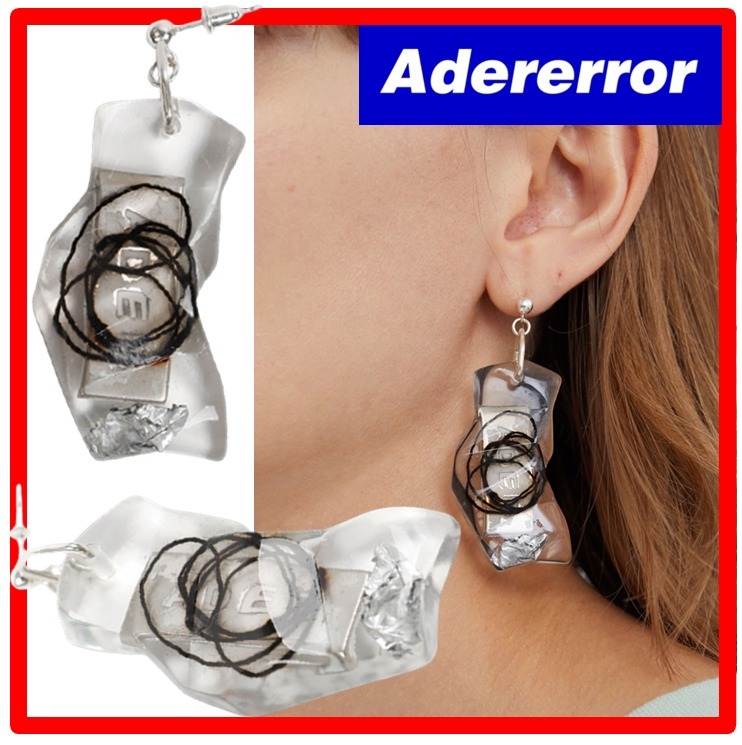 ☆人気☆【ADERERROR】☆Silbare earrin.g☆ピアス☆