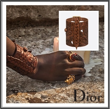 かわいい! ★【Dior(ディオール)】★ カーフスキンブレスレット ★ ブレスレット かわいい! ★【Dior(ディオール)】★ カーフスキンブレスレット ★ ブレスレット