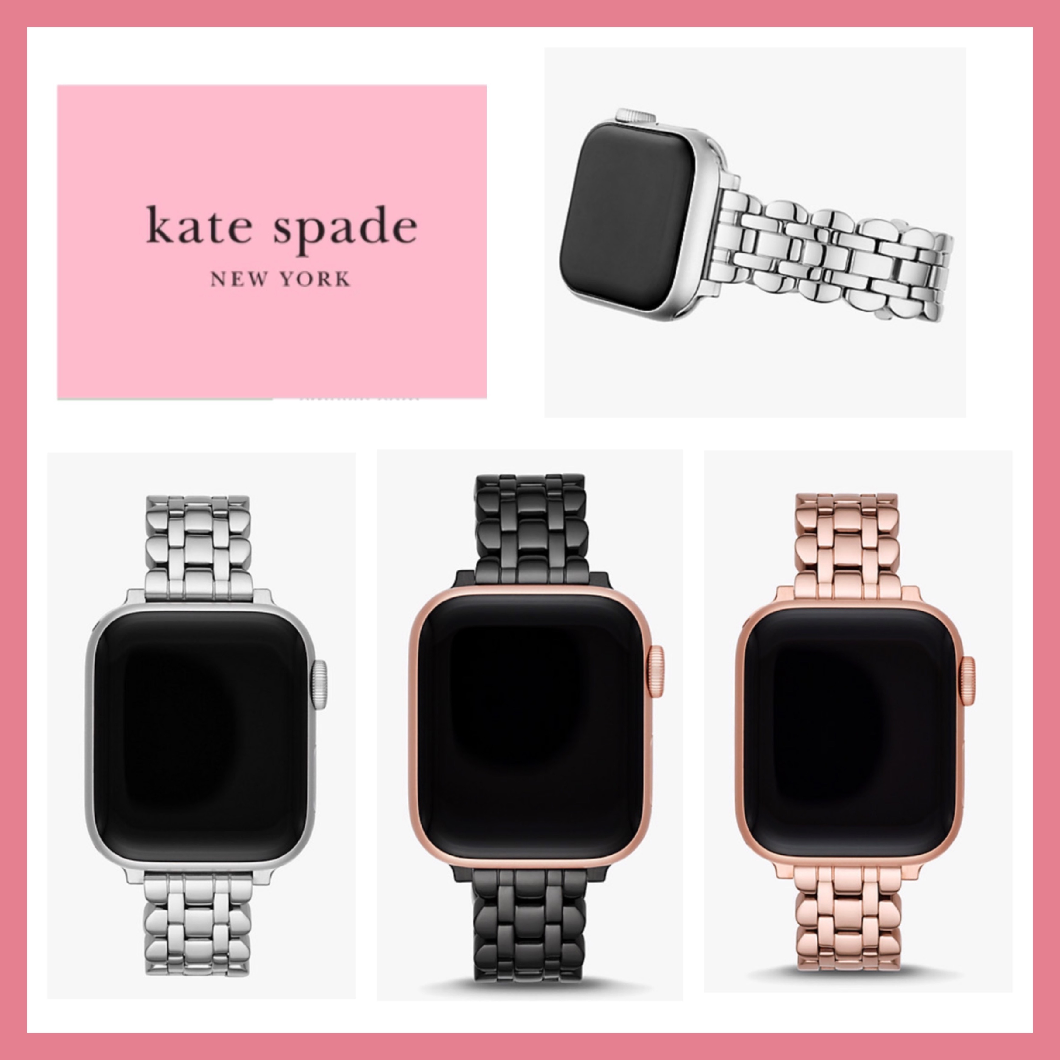 【Kate spade】scallop link 38/40mm apple watch bracelet band