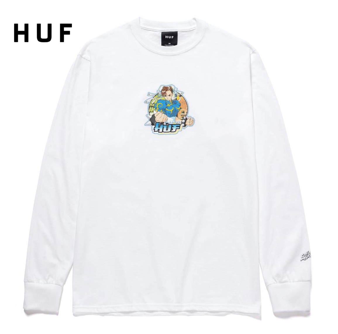 ★米国発*HUF×Street Fighter*新作*チュンリー長袖Tシャツ★