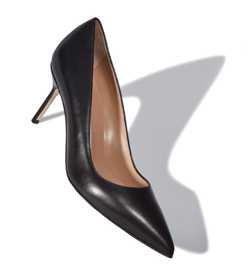 [MANOLO BLAHNIK]BB カーフレザーポインテッドトゥパンプス MANOLO BLAHNIK]BB カーフレザーポインテッドトゥパンプス