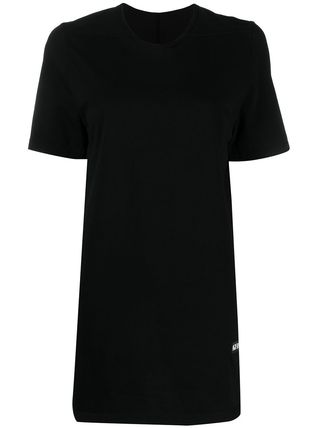 RICK OWENS Tシャツ・カットソー RICK OWENS DRKSHDW | LEVEL TEE BLACK Tシャツ 黒