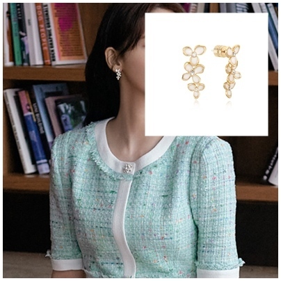 [Ritamonica] 少女時代ユナ着用☆Suguk Triple Earrings