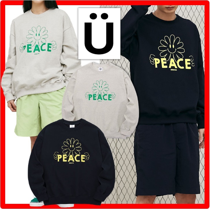 【数量は多】 ★人気★【ISTKUNST】★PEACE FACE SWEATSHIR.T★スウェット★ スウェット・トレーナー 【数量は多】 ★人気★【ISTKUNST】★PEACE FACE SWEATSHIR.T★スウェット★ スウェット・トレーナー