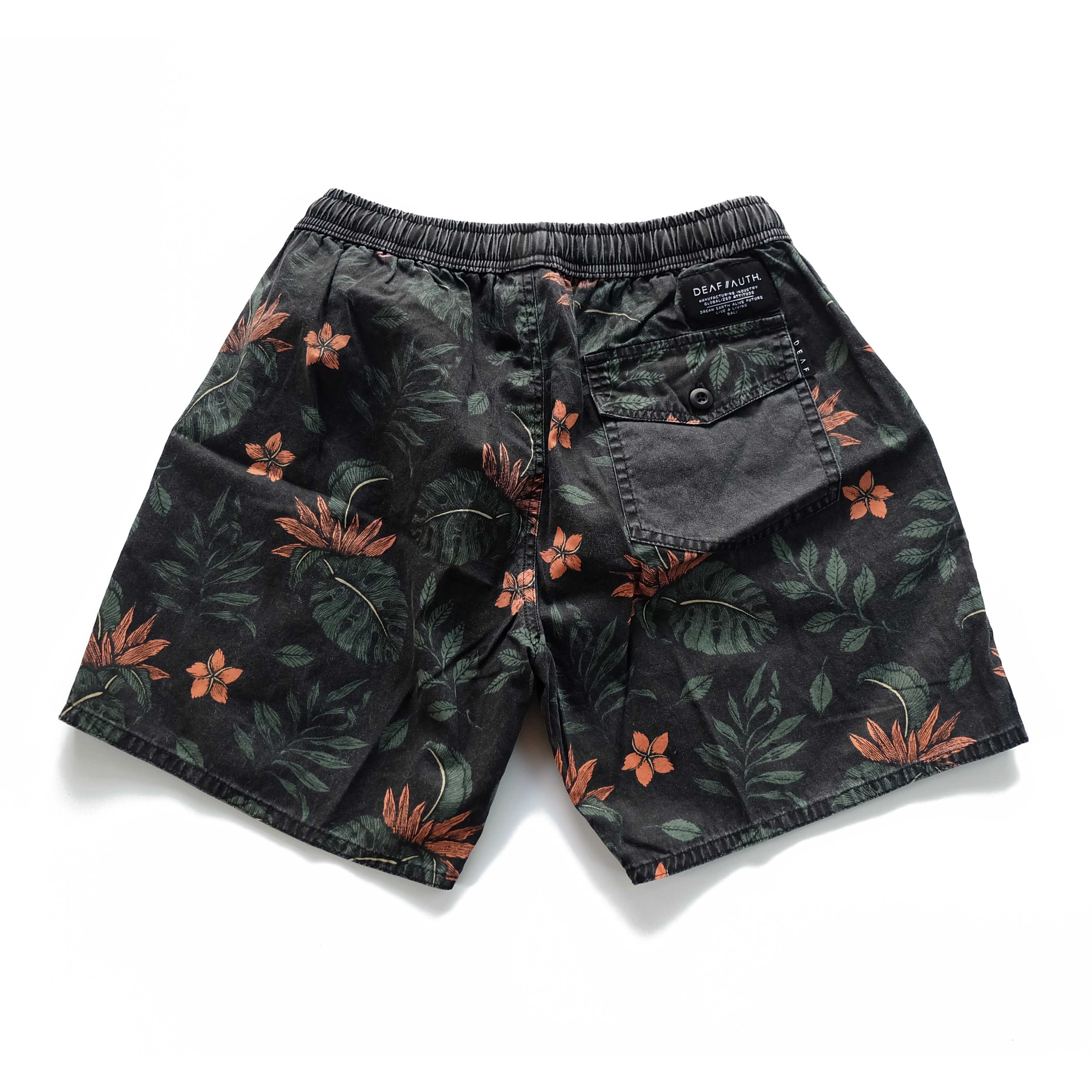 【DEAF】バリ島サーフブランド・花柄ショートパンツ・日本未入荷