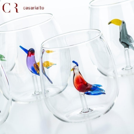 日本未上陸★Casarialto★トロピカルバード グラス6個セット