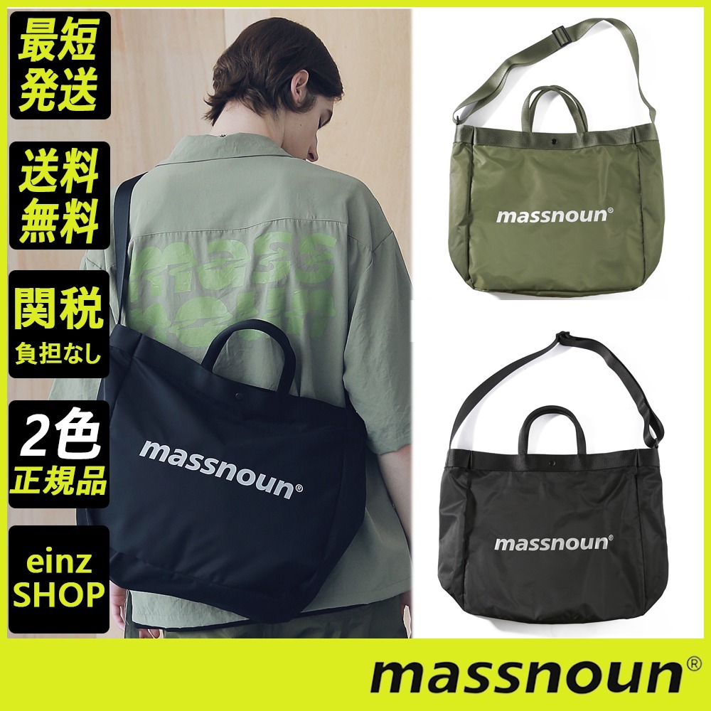 【massnoun】SL LOGO 3M 2WAY SHOULDER BAG