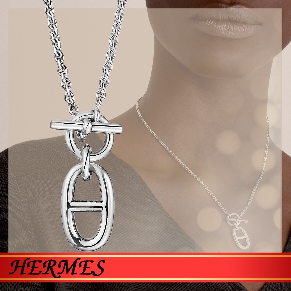 HERMES】シルバー◇アンカーチェーンペンダント - www.padico.com