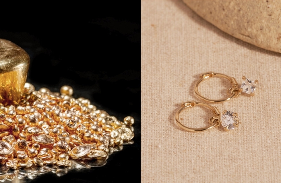 Wing bling☆[14K Gold] Rania ワンタッチリングピアス_2種類 Wing bling☆[14K Gold] Rania ワンタッチリングピアス_2種類
