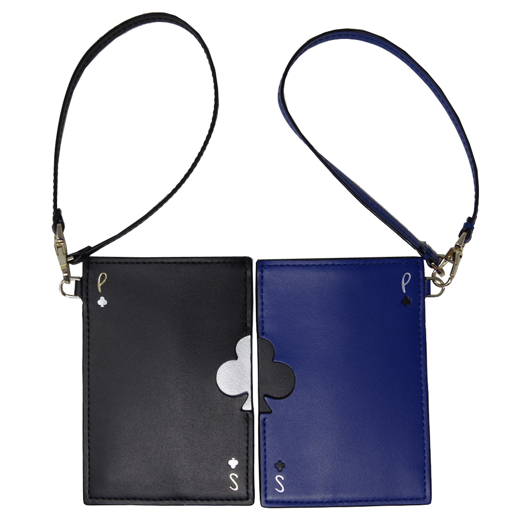 PaulSmith パスケースセット クローバー ブルー・ブラックQ21011