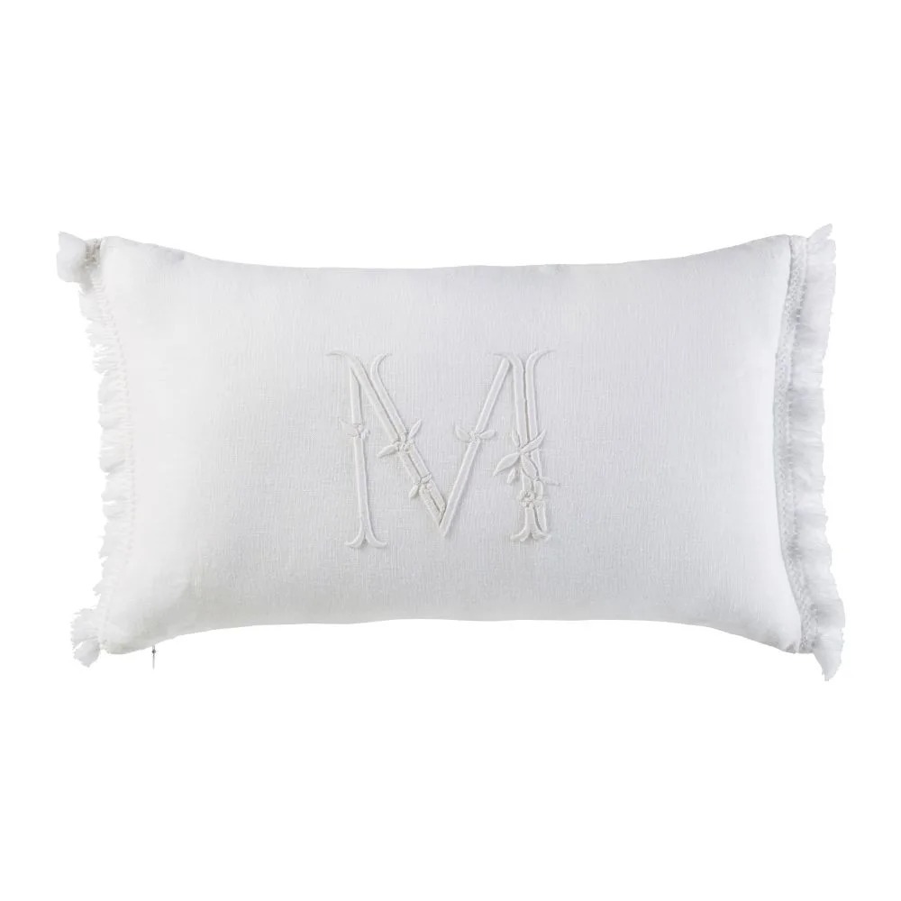 【メール便不可】 Roman♥cHIC.。麻∽MAISONロゴエンブロイダリー.。 クッション・クッションカバー 【メール便不可】 Roman♥cHIC.。麻∽MAISONロゴエンブロイダリー.。 クッション・クッションカバー