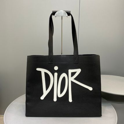 Dior トートバッグ Dior And Shawn D-Dior ブック トートバッグ ブラック