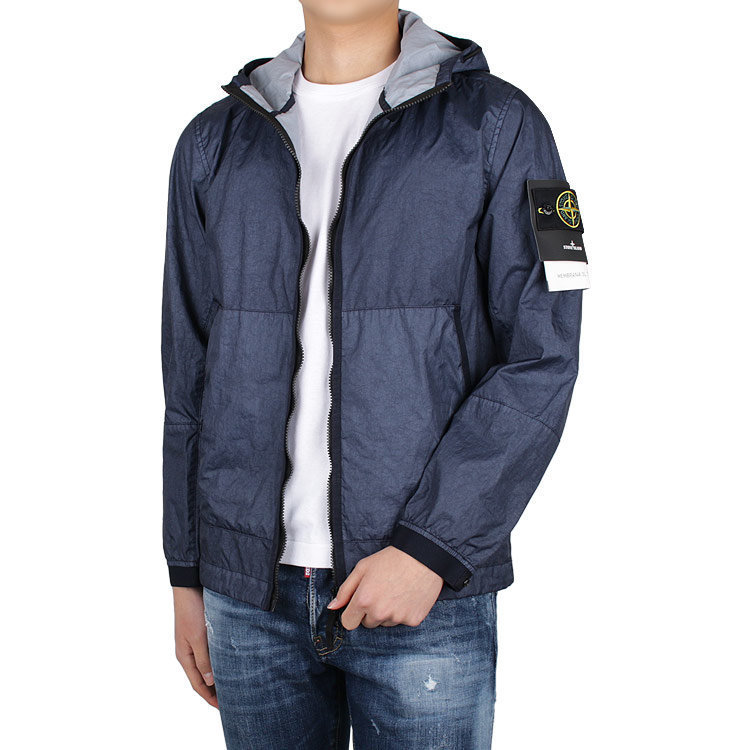 色移り有り 【STONE ISLAND】membrana tc フード付きナイロン