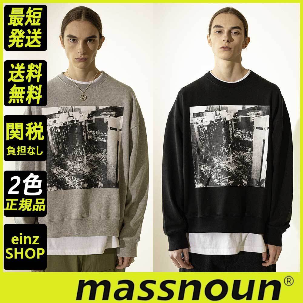 【massnoun】CRUMBLE OVERSIZED HEAVY CREWNECK