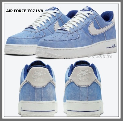 人気定番の NIKE ブルースエード エアーフォース1 LV8 1'07 FORCE AIR スニーカー 人気定番の NIKE ブルースエード エアーフォース1 LV8 1'07 FORCE AIR スニーカー