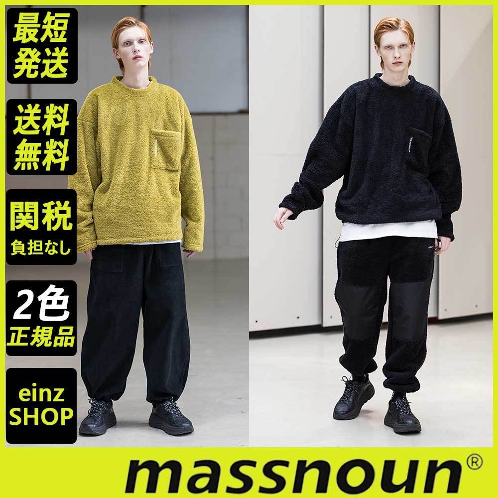 【massnoun】SL LOGO POCKET DOUBLE SOFT WOOL