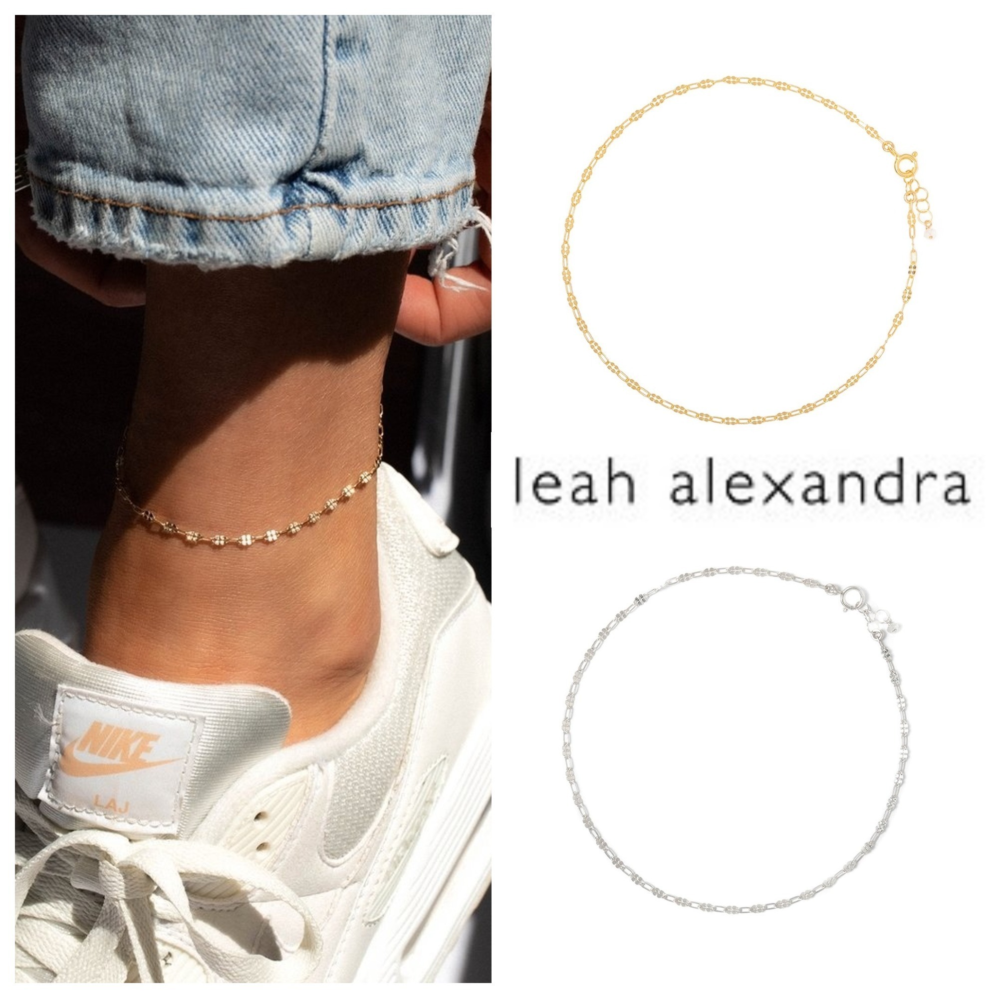春夏に向けて【leah alexandra】ORO ANKLET カスタムサイズ展開