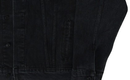 GRAVER】Big Drawing Cactus White Clip Overfit Denim Jacket