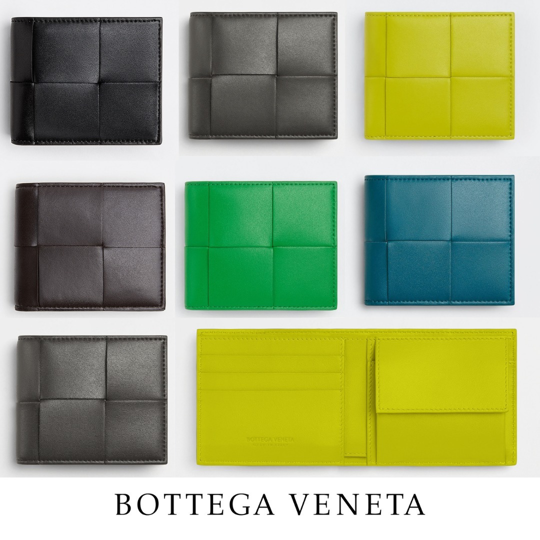 BOTTEGA VENETA【入手困難】COOL独占! 2つ折 BI-FOLD WALLET全色 財布