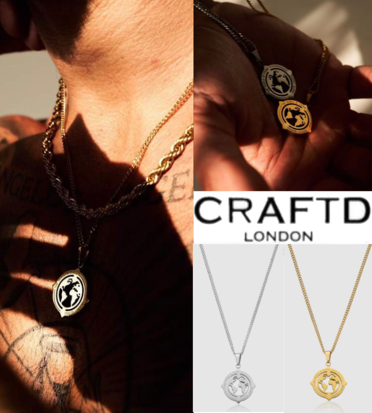 関税/送料込み【craftdlondon】グローブ ペンダント 18k
