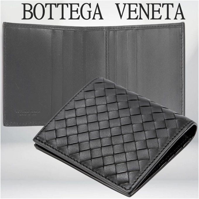 【BOTTEGA VENETA】 折りたたみ財布 222338 V4651 1000 ♢BOTTEGA VENETA♢折りたたみ財布☆正規品☆ (BOTTEGA VENETA