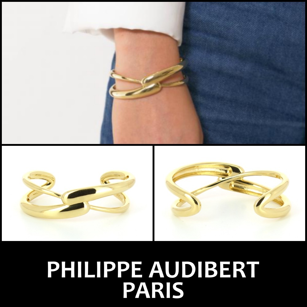 【Philippe Audibert】MEI - OPENWOKED ゴールド バングル ♪