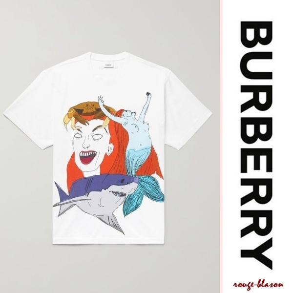 Burberry Tシャツ・カットソー 【国内発送】BURBERRY Tシャツ ホワイト(3)