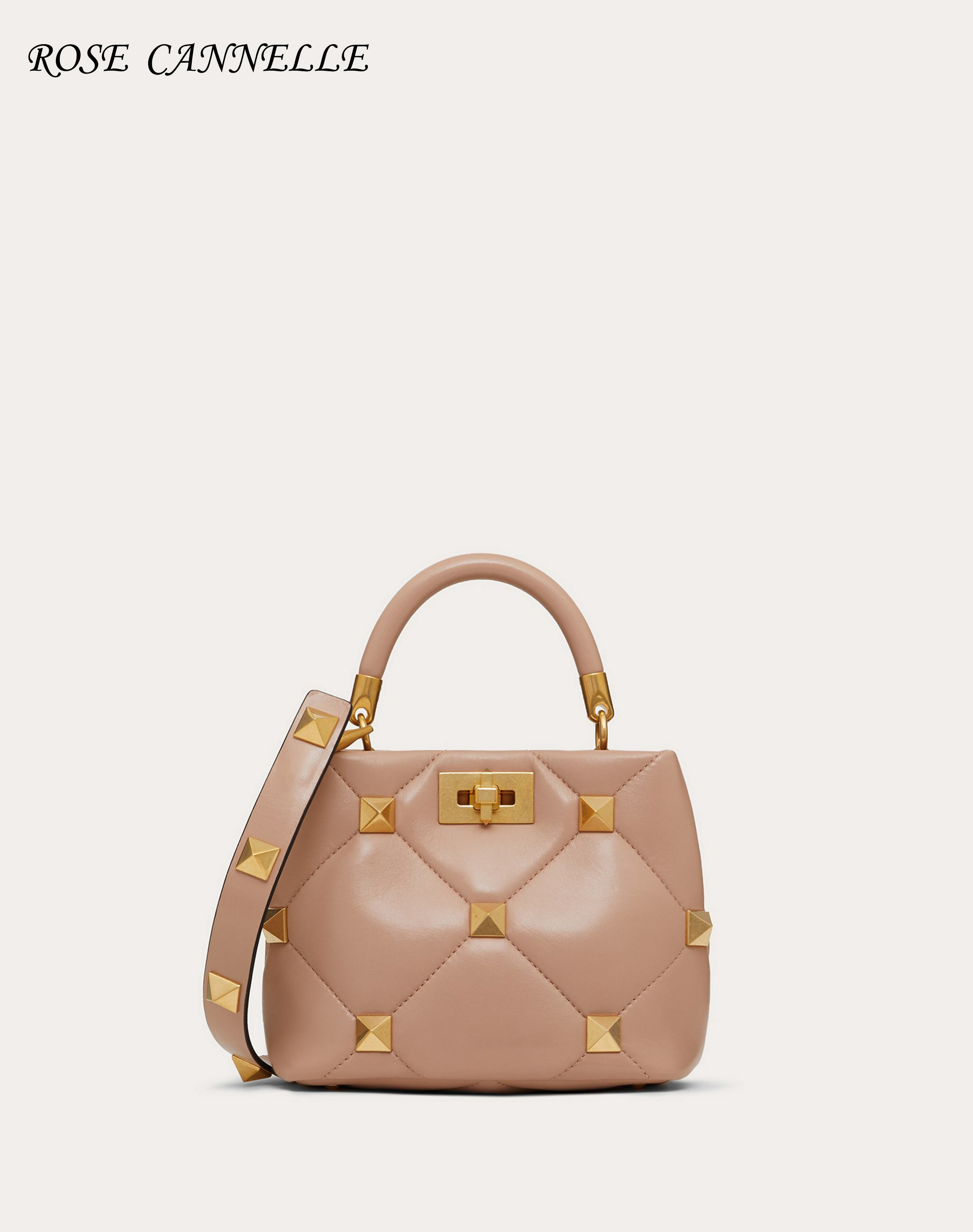 VALENTINO パーティーバッグ 【VALENTINO】佐々木希さん着用!ローマンスタッズ ハンドバッグ(17)