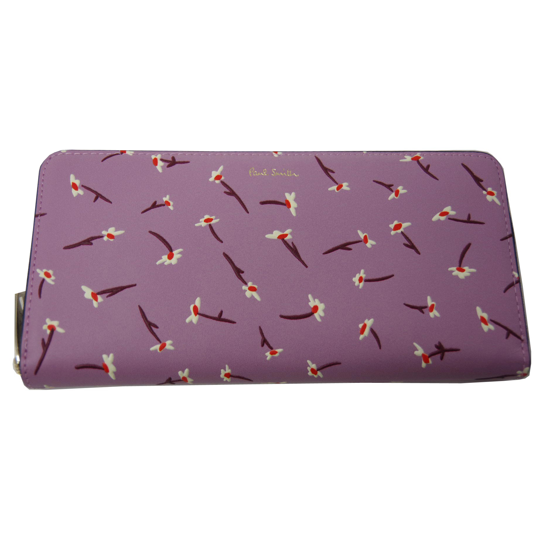 Paul Smith 長財布 本革 レザー ライラック D88333 新品