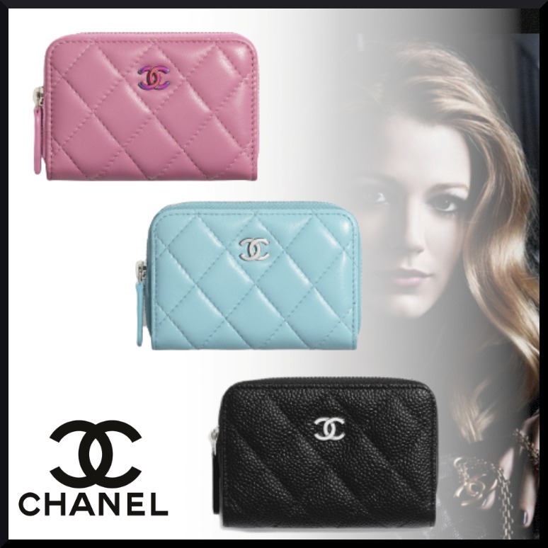 Shop CHANEL MATELASSE 2023 Cruise Classic Zipped Coin Purse / CHANEL  (AP0216 Y01864 C3906, AP0216 Y01588 C3906) by SaturdayCloset