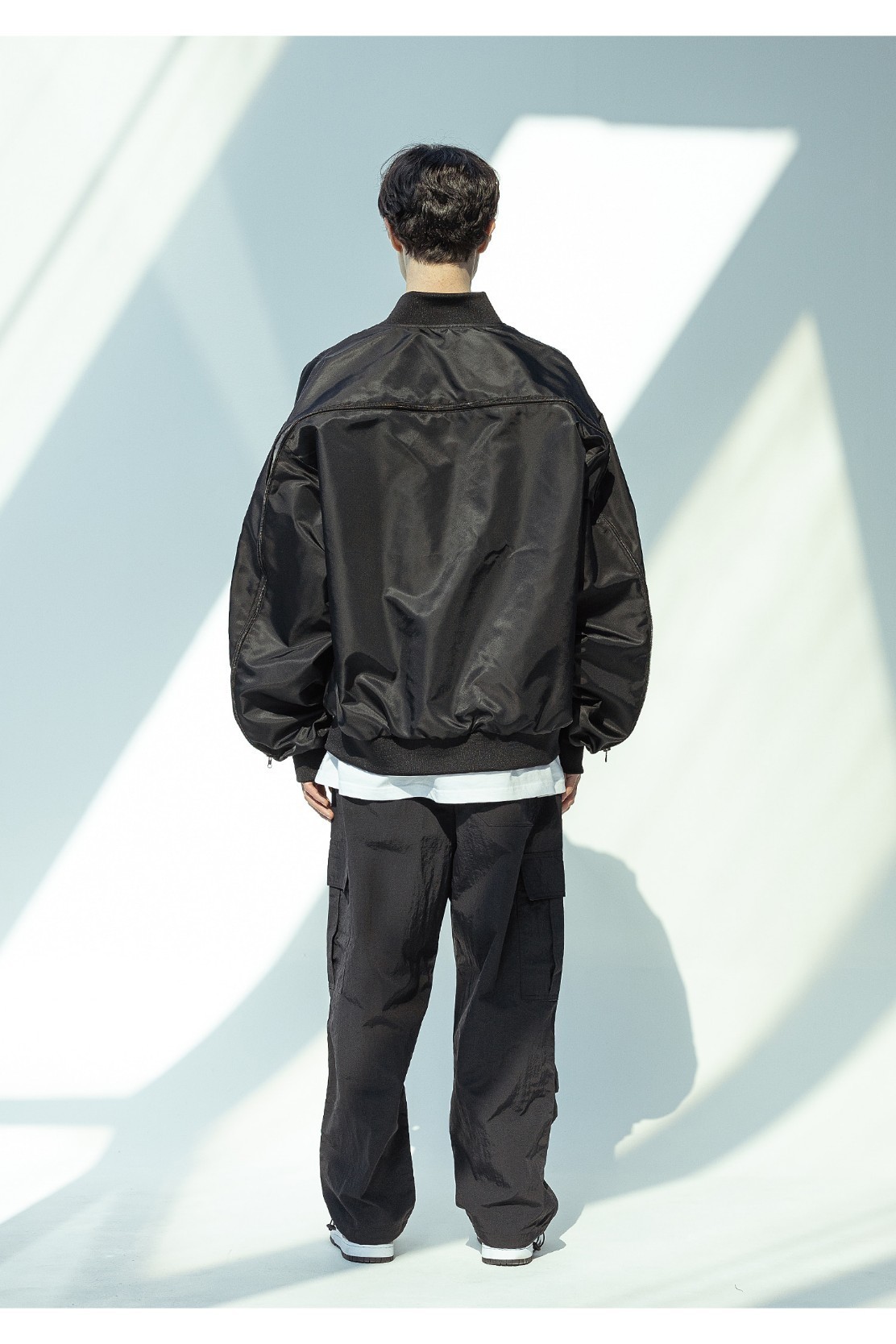 【massnoun】3M SCOTCH BACK ZIPPER MA-1 OVERSIZED JACKET massnoun】3M SCOTCH BACK ZIPPER MA-1 OVERSIZED JACKET