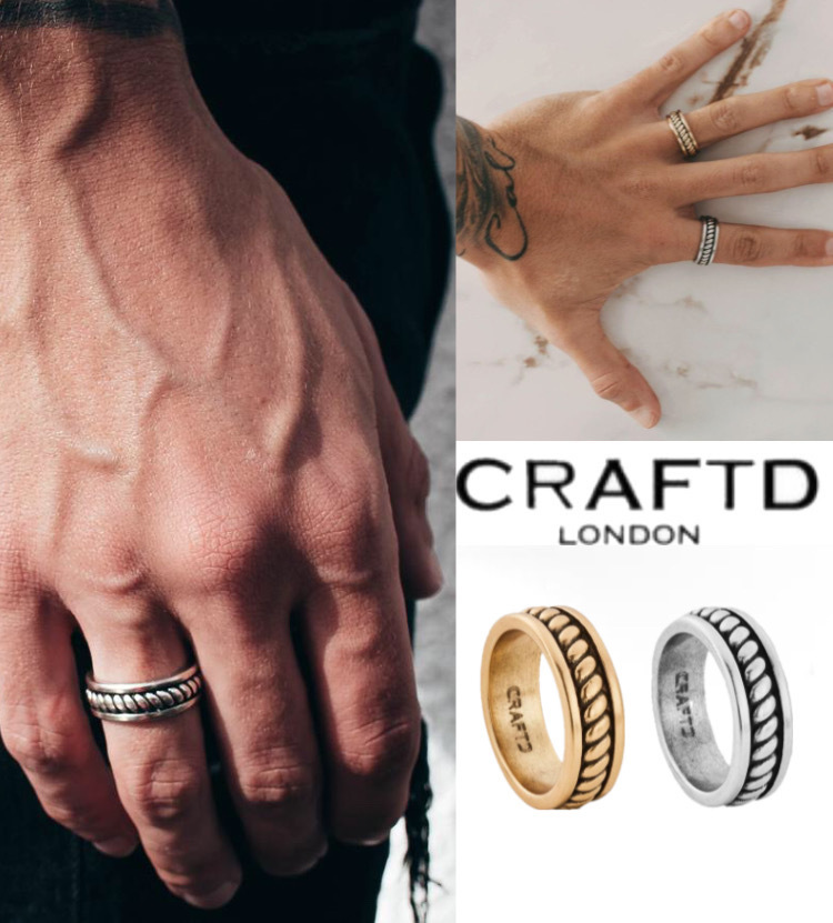 関税/送料込み【craftdlondon】ロープリング18k