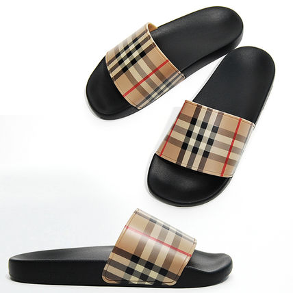 Burberry More Sandals Unisex Street Style Sandals