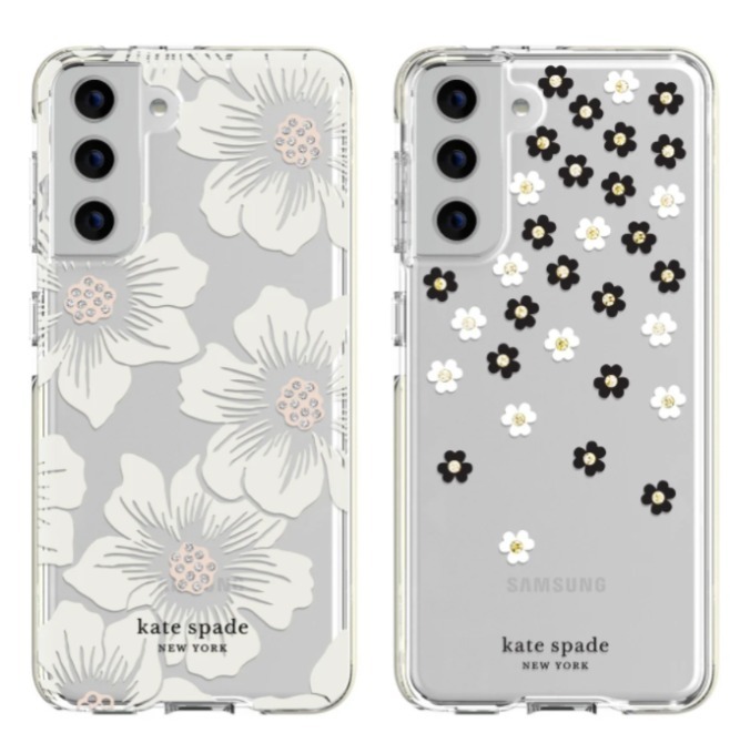 可憐な花柄ビジュー★Kate Spade★スマホケース GALAXY S21