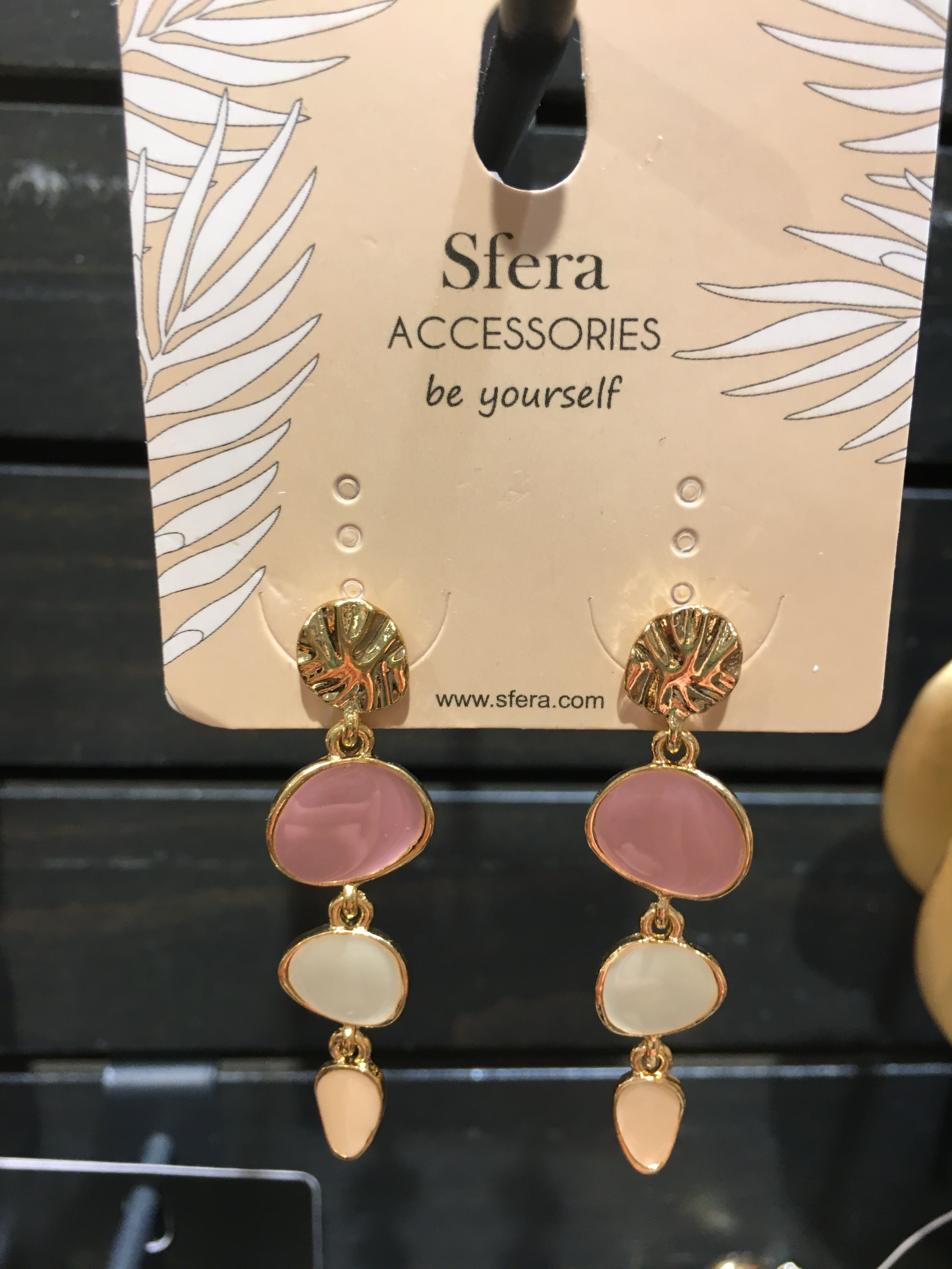 Sfera ピアス スペインSfera★耳元キラリ モダンカラー魅惑なアートフルピアス(3)