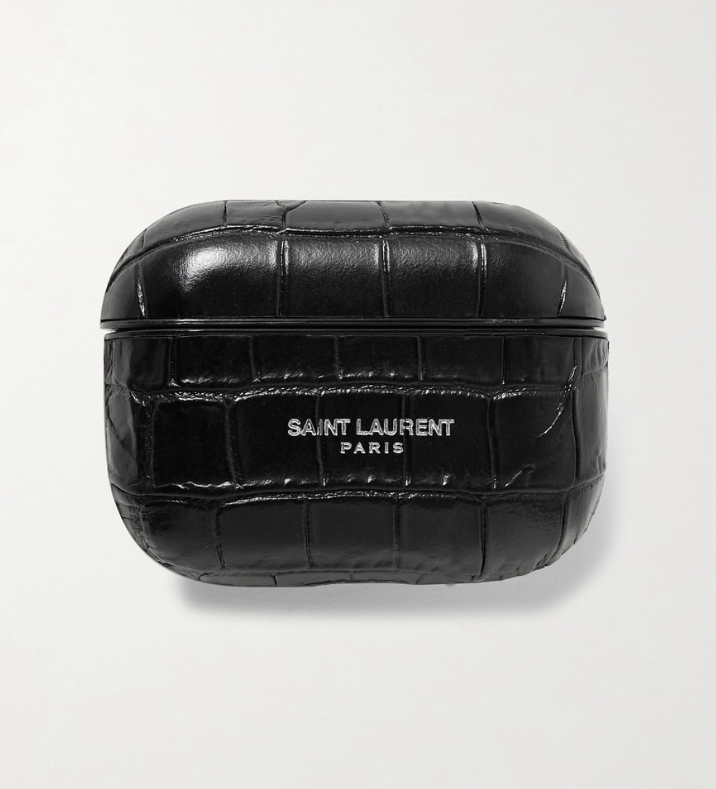 Saint Laurent テックアクセサリー SAINT LAURENT クロコダイルパターンレザー AirPods Pro ケース(3)