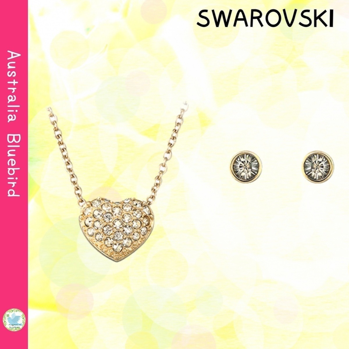 楽天市場】SWAROVSKI スワロフスキー ハートモチーフ ネックレス