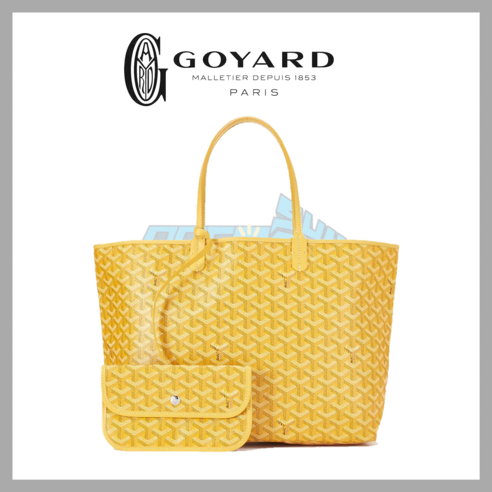 Goyard Saint Louis モノグラム トートバッグ サンルイ イエロー