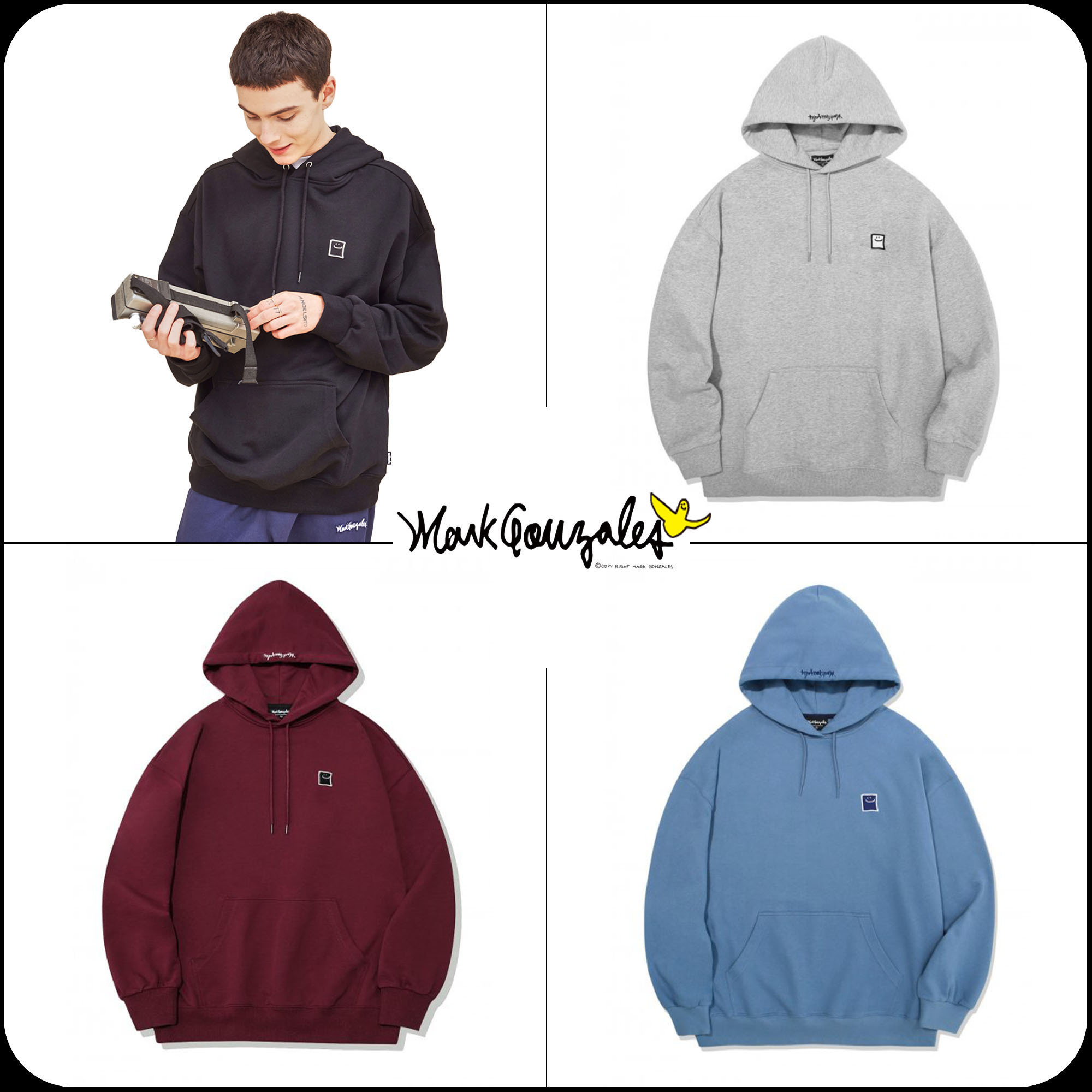MARK GONZALES】☆SMILE WAPPEN HOOD MARK GONZALES】☆SMILE WAPPEN HOOD
