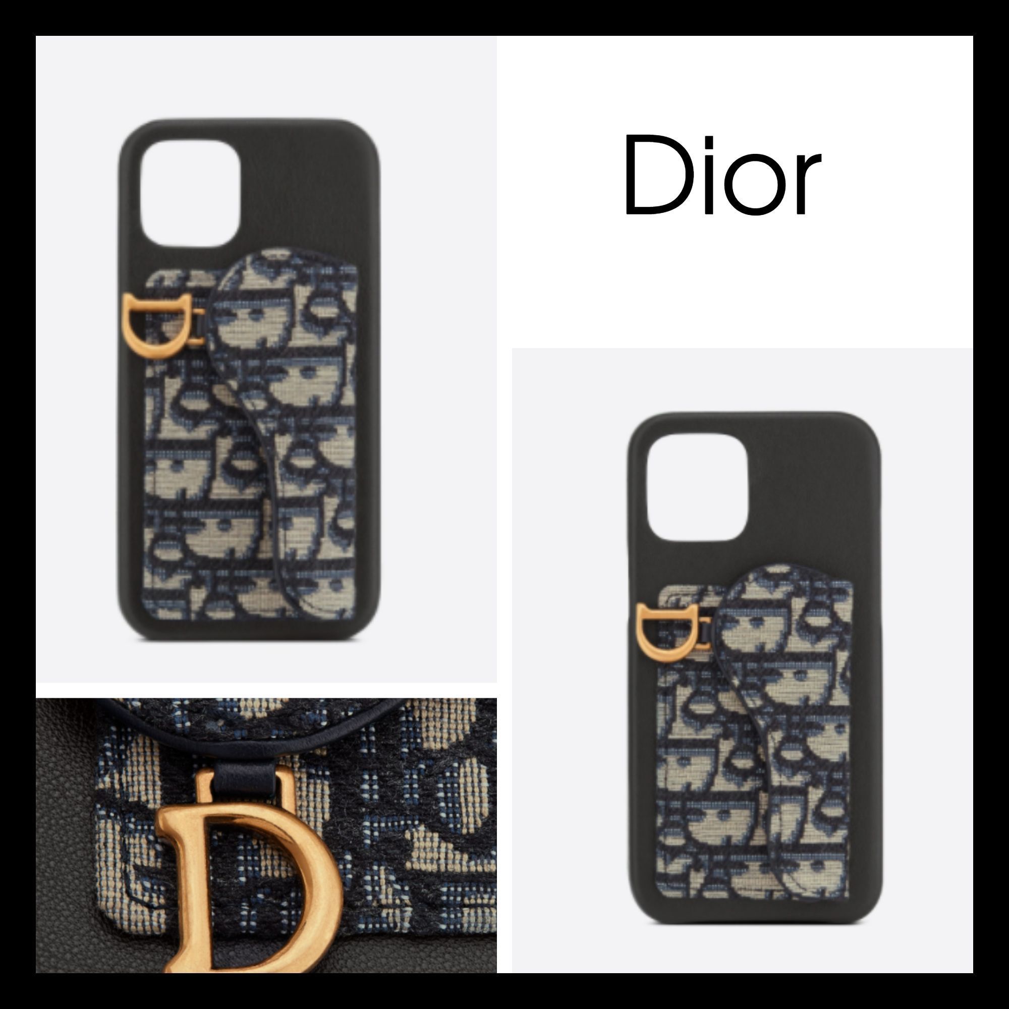 【Dior】直営/正規店 SADDLE COVER iPhone12 Pro Max ケース