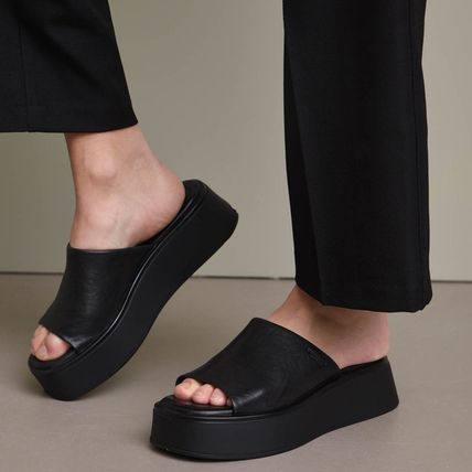 Vagabond サンダル・ミュール “VAGABOND” COURTNEY LEATHER SANDAL BLACK(7)