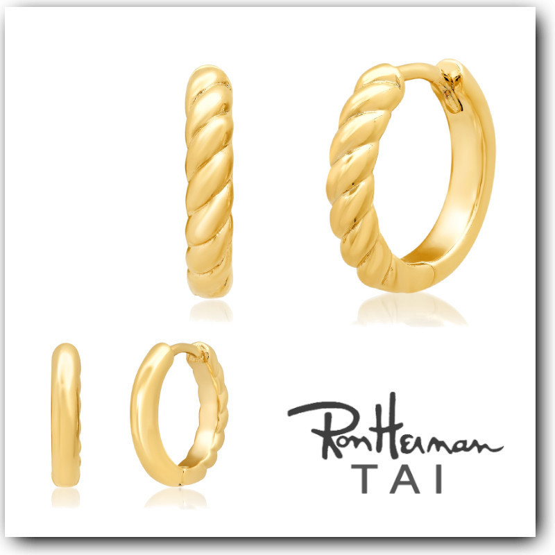 【関税込】Ron Herman★TAI jewelry リバーシブルハギーピアス ピアス 【関税込】Ron Herman★TAI jewelry リバーシブルハギーピアス ピアス