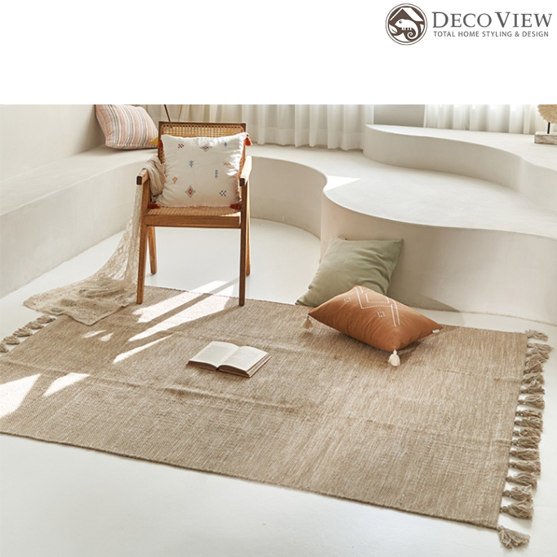 人気商品の DECO VIEW(デコヴュー)★ Handmade Cotton Tassel Rug -150X200 ラグ・カーペット 人気商品の DECO VIEW(デコヴュー)★ Handmade Cotton Tassel Rug -150X200 ラグ・カーペット