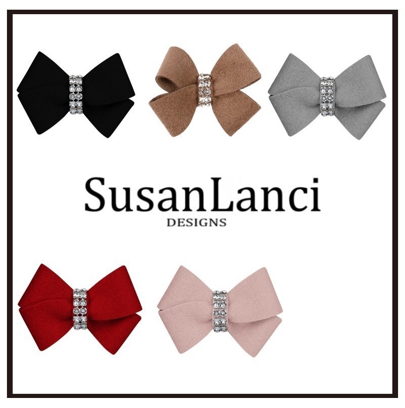 【Susan Lanci】スワロフスキー ヘアリボン クラシック 犬用