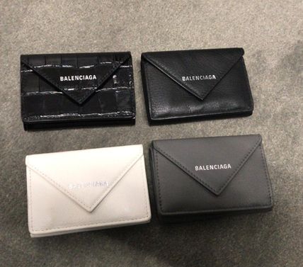 BALENCIAGA Folding Wallets Papier Mini Wallet