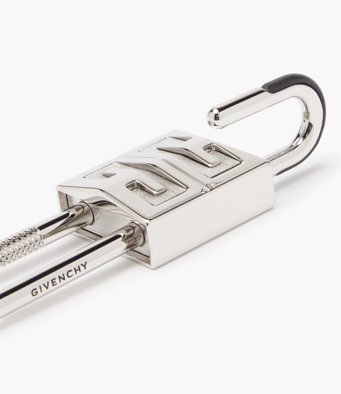 GIVENCHY キーケース・キーリング GIVENCHY 4G レザートリム パドロックチャーム 人気(4)
