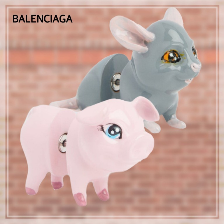 BALENCIAGA*ピアスHAPPY PIG/RAT バックキャッチピアス cut2size.co.za