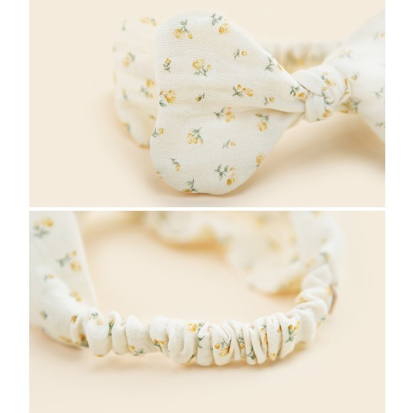 ファッション雑貨・小物 【HAPPY PRINCE】大きなリボンのヘアバンド★ナチュラルbaby(11)